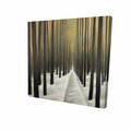 Fondo 32 x 32 in. Hiking in the Forest-Print on Canvas FO2787987